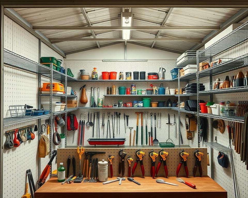 Professionelle Gartenschuppen Aufbewahrung