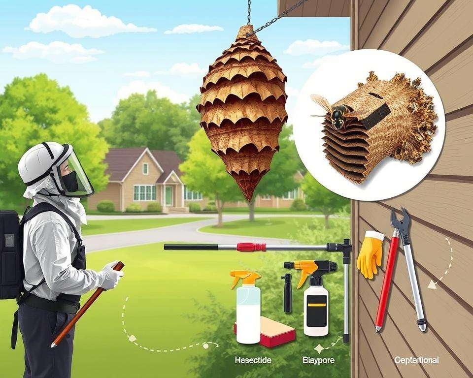 Professionelle Wespennest Entfernung