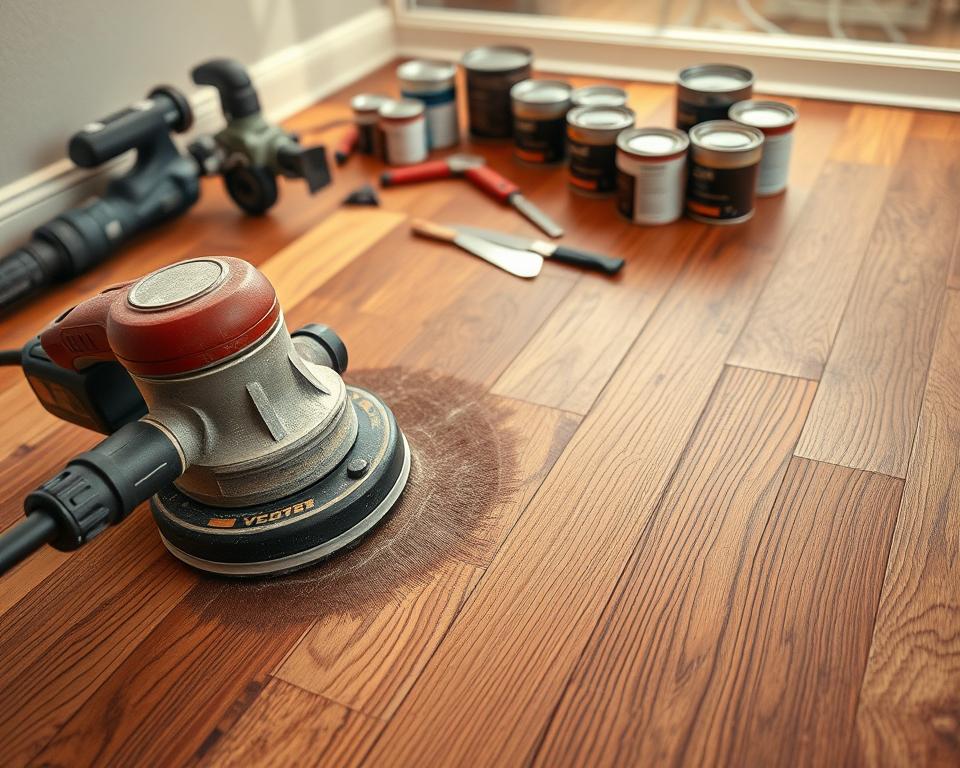 Prozess Holzdielen renovieren
