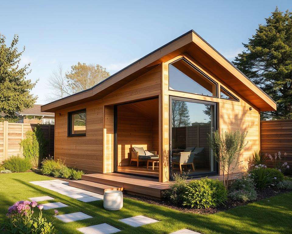 Pultdach Effizienz moderne Optik Gartenhaus