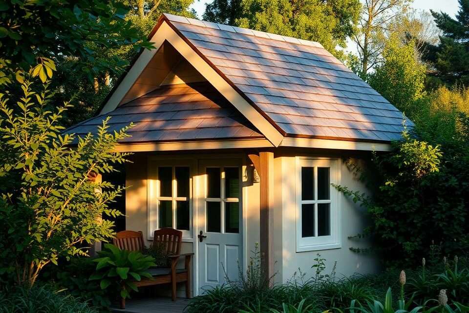 Pultdach, Satteldach, Flachdach? Gartenhäuser und ihre Dachformen