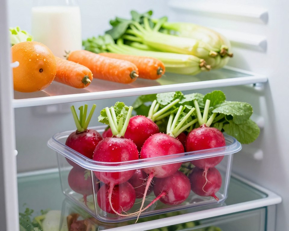Radieschen Kühlschrank Lagerung