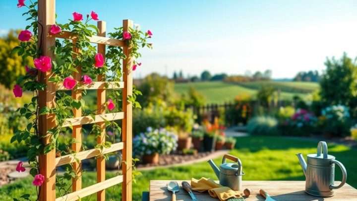 Rankhilfe selber bauen: Anleitung für den Garten