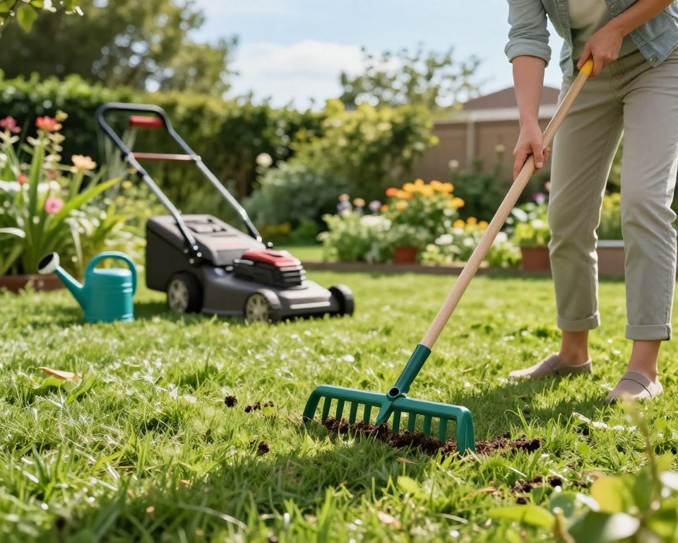 Rasen pflegen Schritt für Schritt