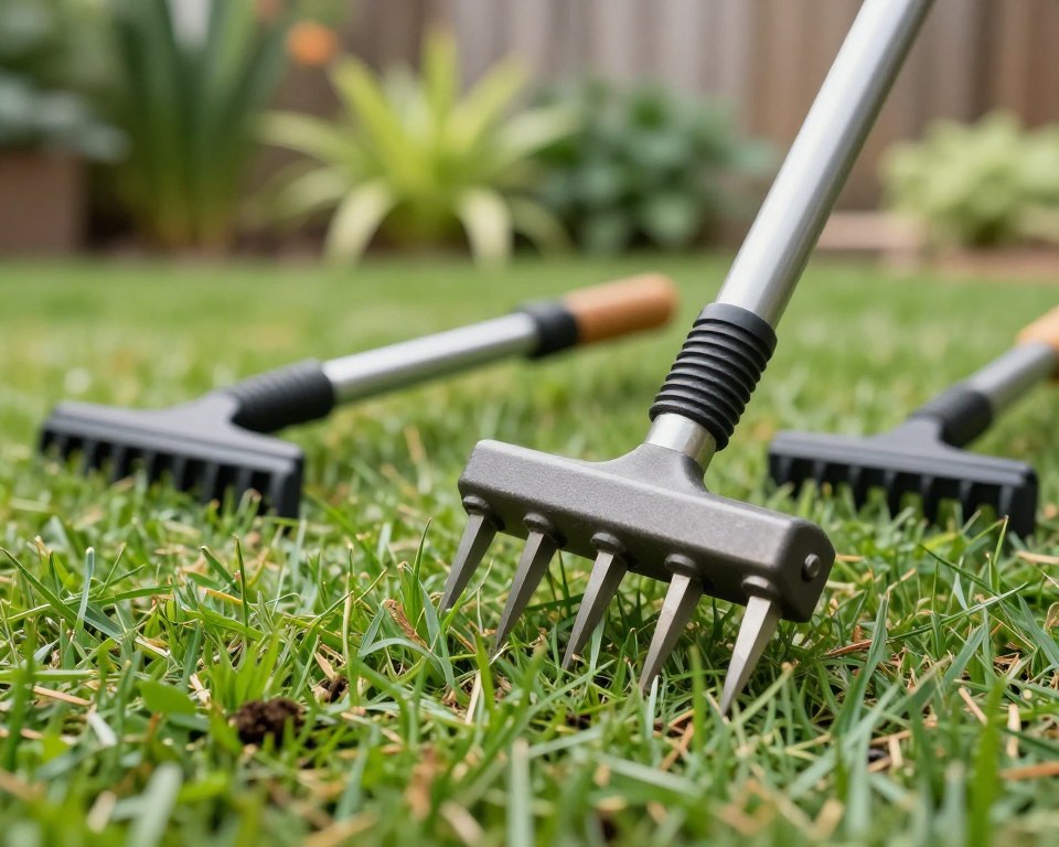 Rasenbelüftung Werkzeuge