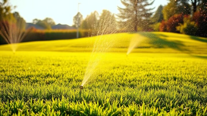 Rasenbewässerung: So bleibt Ihr Rasen grün und gesund
