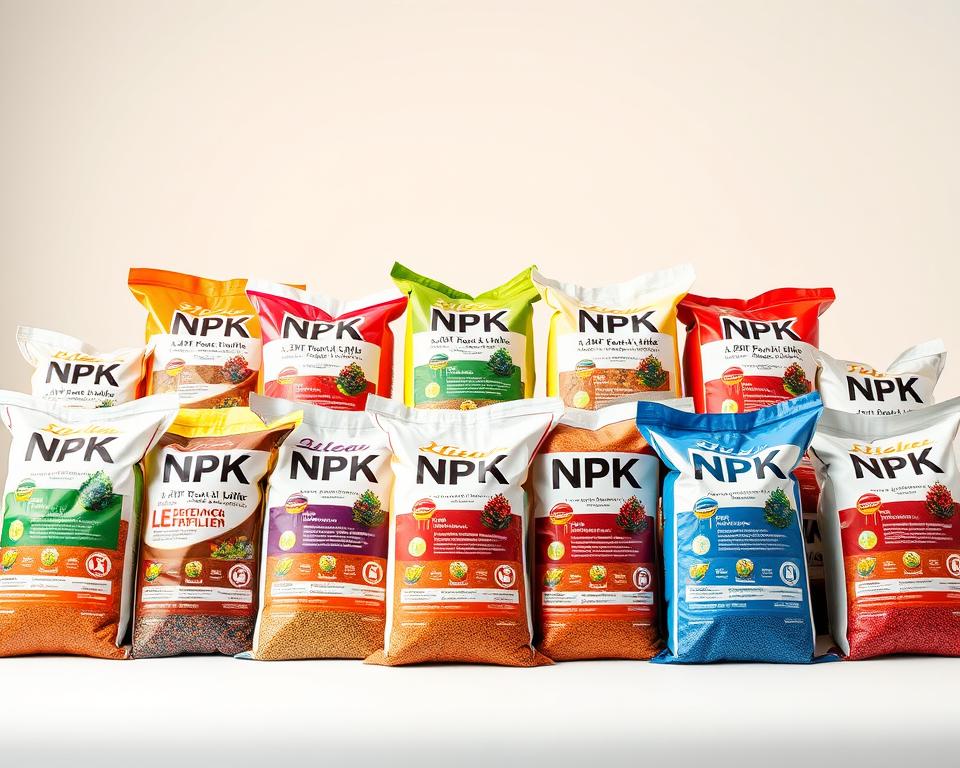Rasendünger Auswahl NPK Zusammensetzung