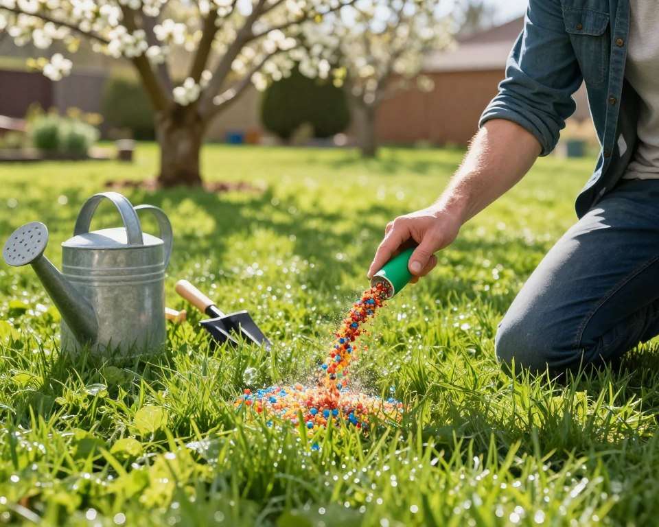 Rasendünger im Frühjahr