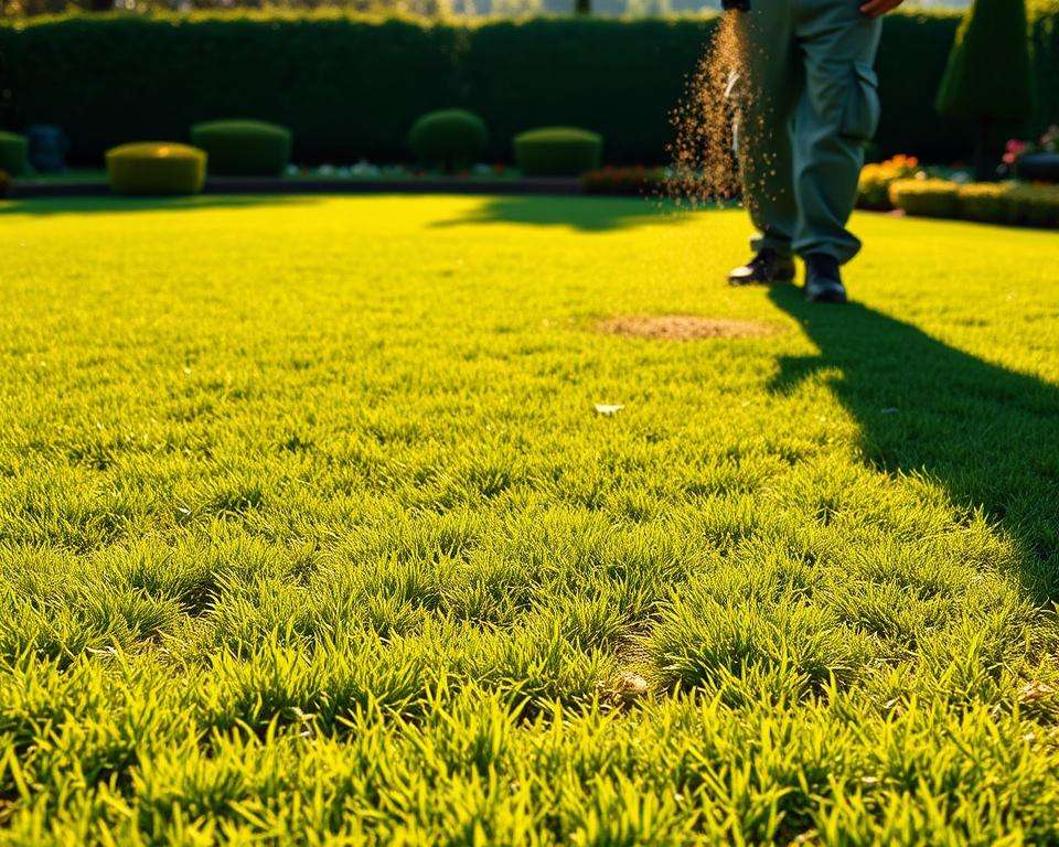 Rasendüngung und Pflege