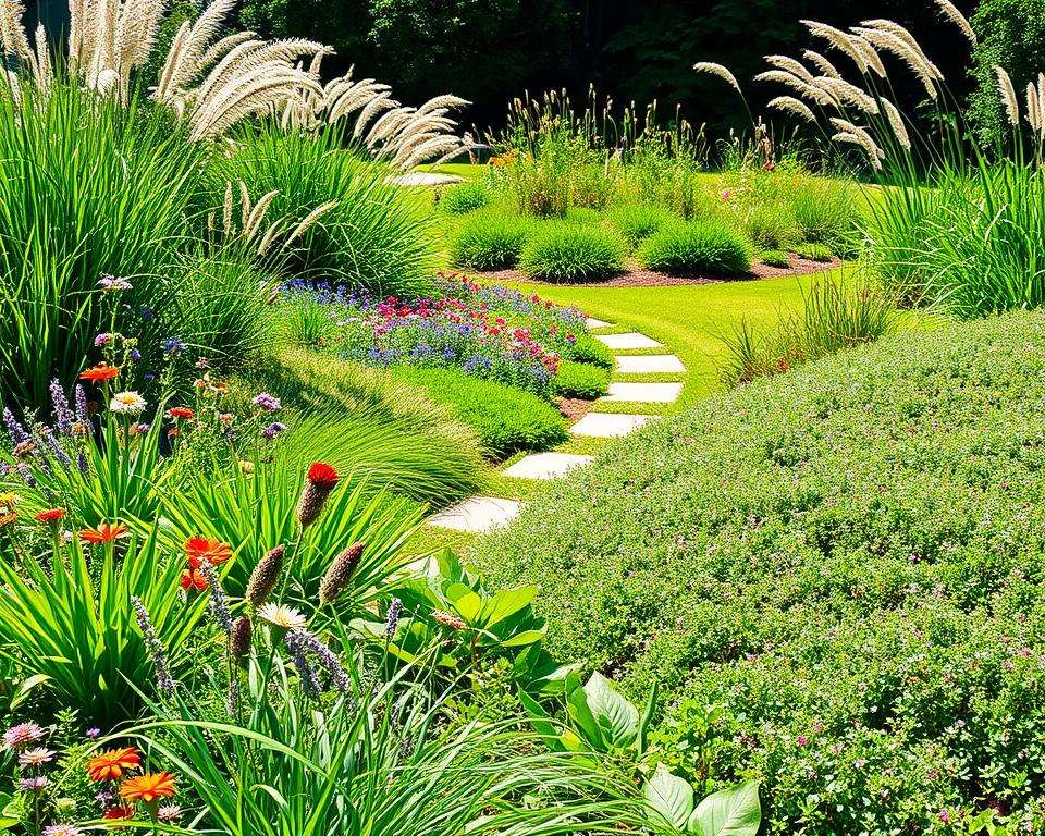 Rasenflächen und Alternativen im Garten