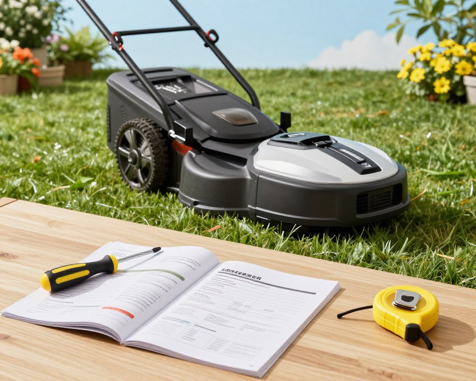 Rasenmäher Roboter Installationsvorbereitung