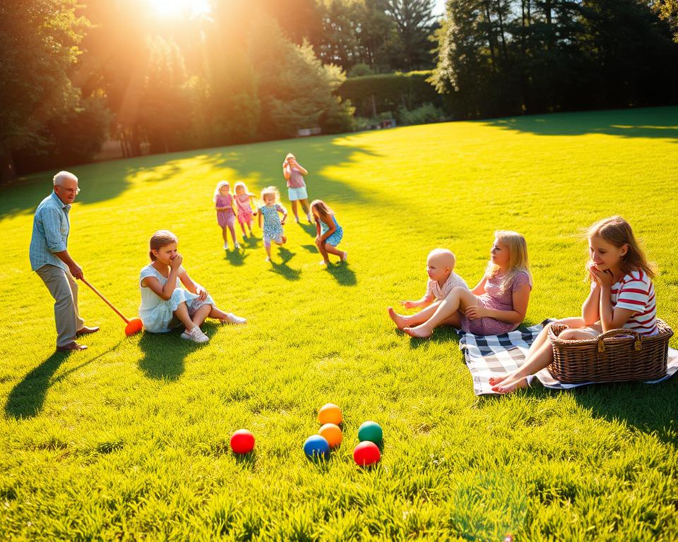 Rasenspiele für die ganze Familie