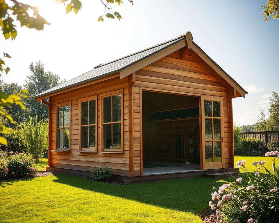 Raumanforderungen Gartenhaus Golftraining