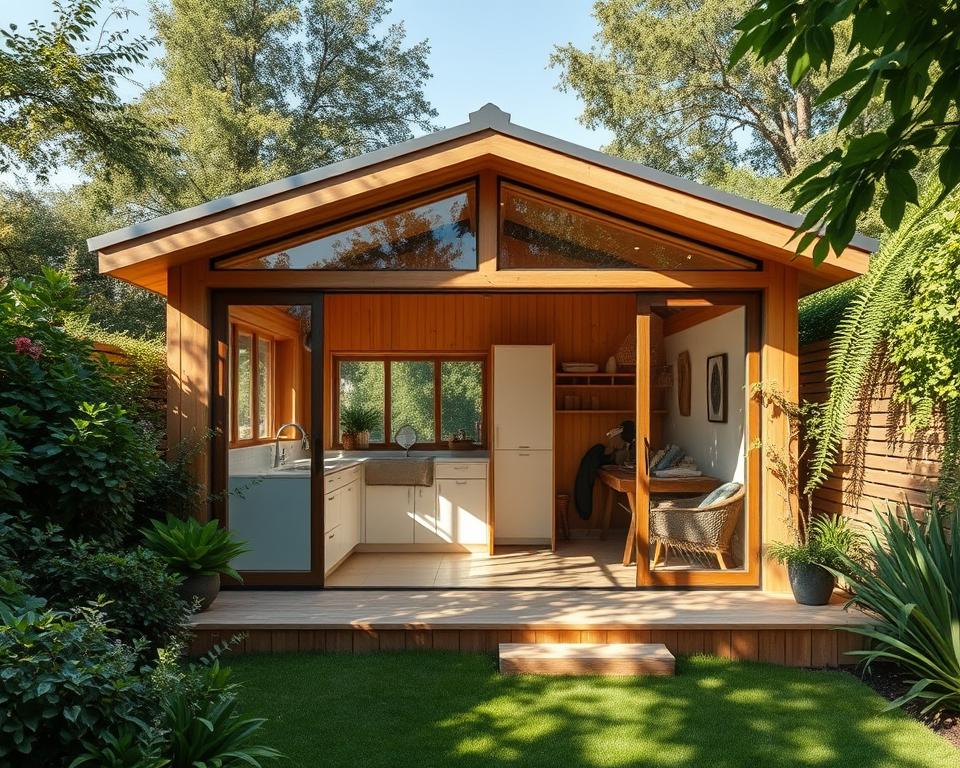 Raumaufteilung Gartenhaus Modelle