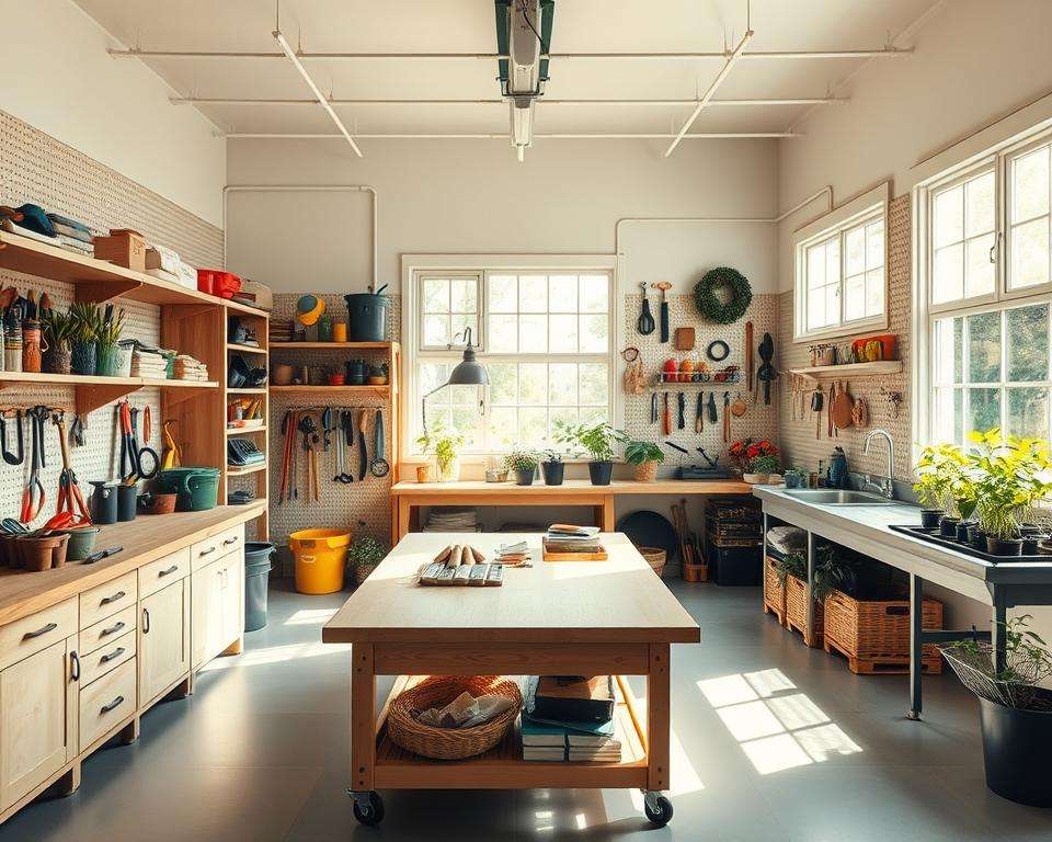 Raumaufteilung Gartenwerkstatt