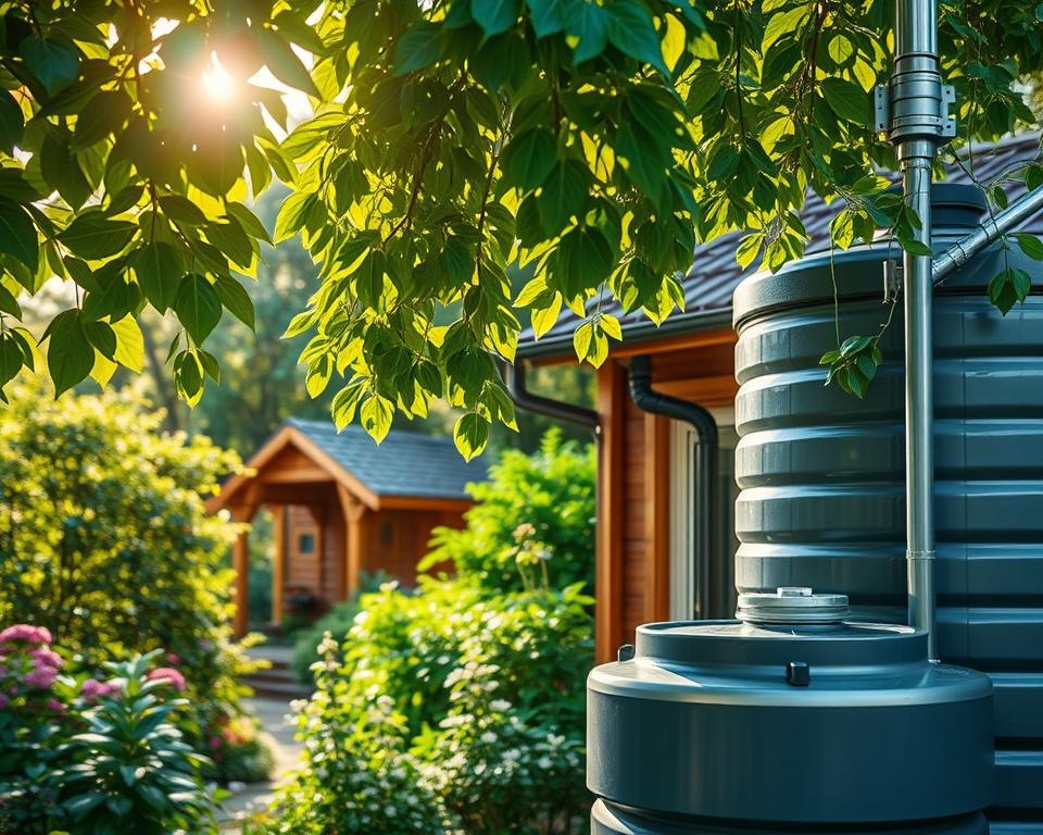 Regenwassermanagement für Gartenhäuser