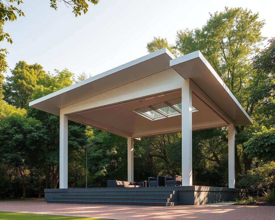 Regionale Bauvorschriften Pavillon