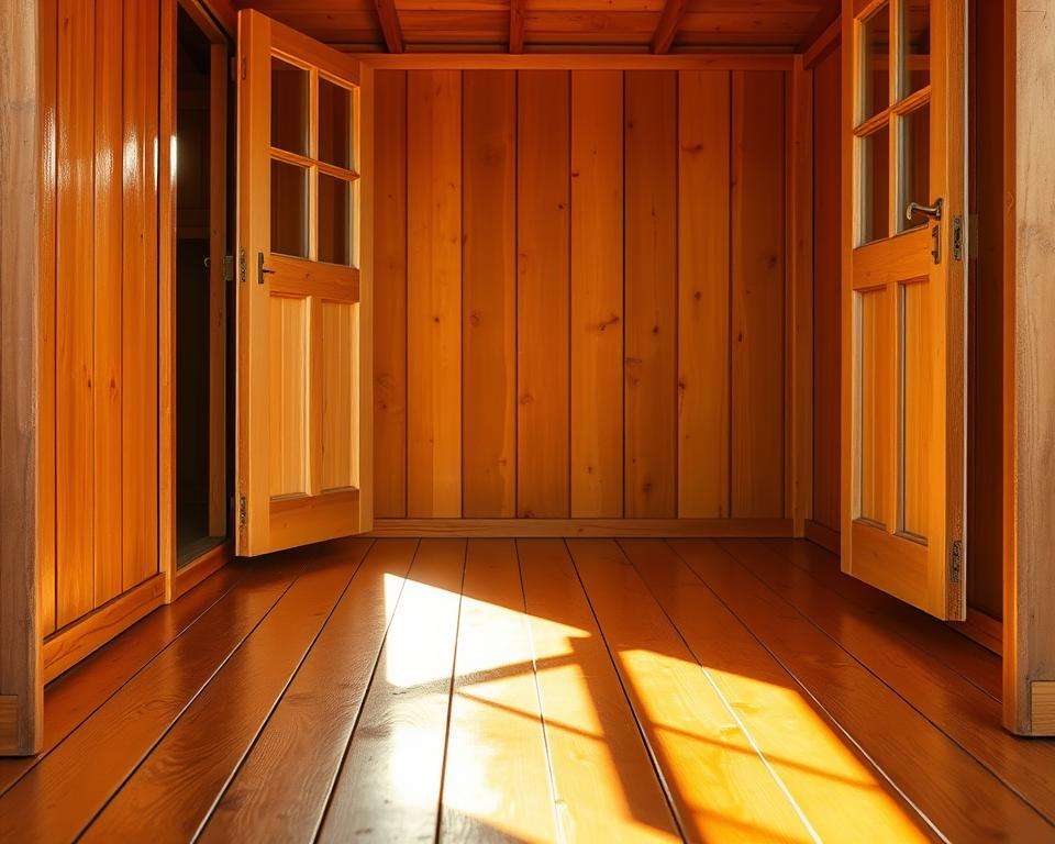 Renovierungsfarbe Gartenhaus Boden