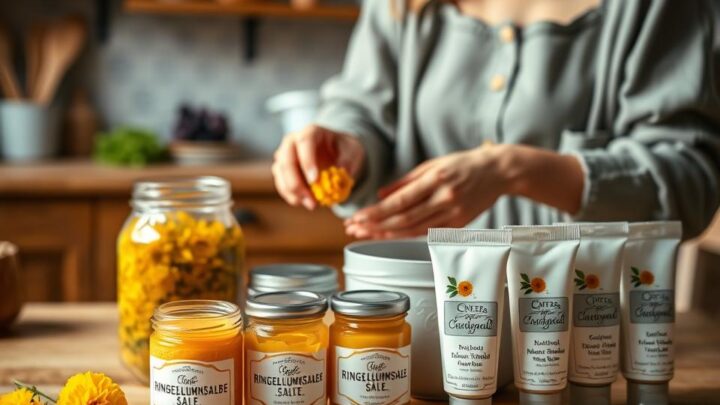 Ringelblumensalbe selber machen: Rezept und Anwendung