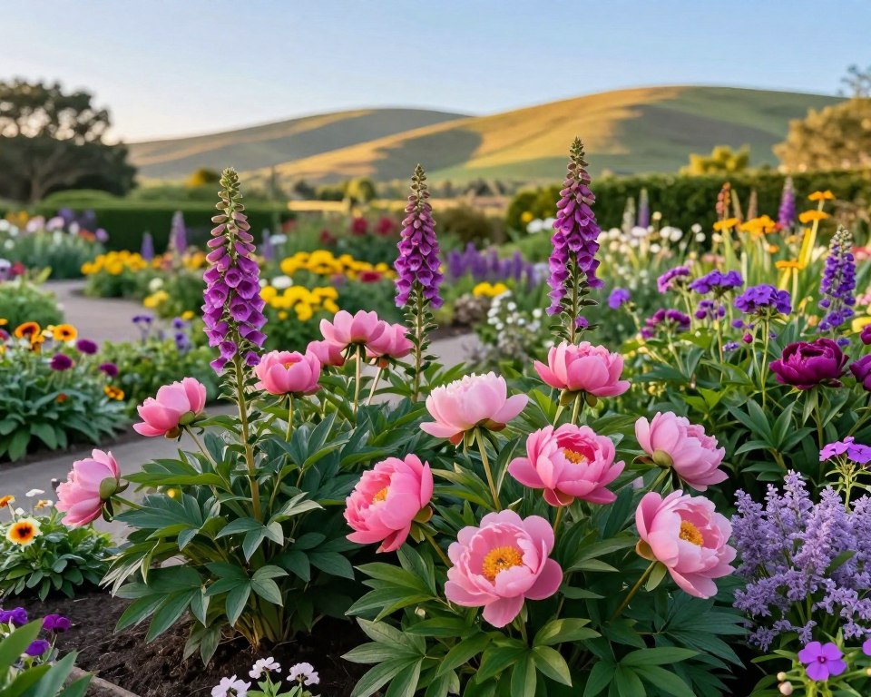Rosa Stauden Farbkombinationen