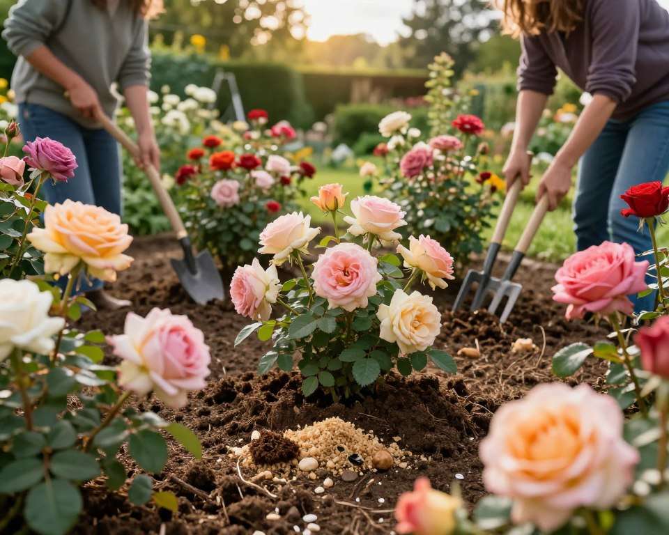 Rosenarten natürlich düngen