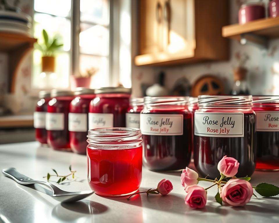 Rosengelee Lagerung und Haltbarkeit