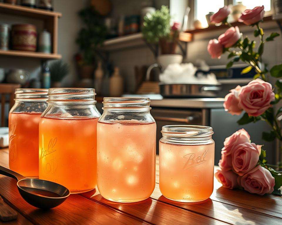 Rosengelee einkochen Anleitung