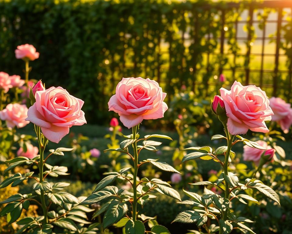 Rosenpflege nach dem Schnitt