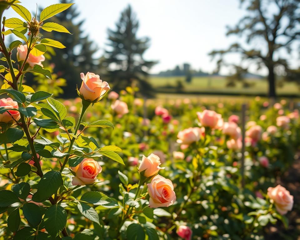 Rosenpflege und Standortauswahl