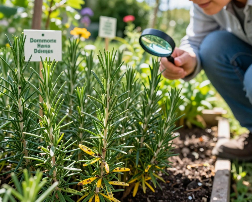 Rosmarin Pflanzenkrankheiten im Garten