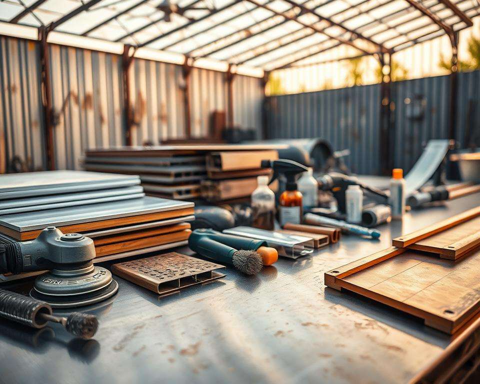 Rostbeständige Materialien und Oberflächenvorbereitung