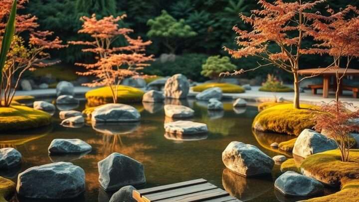 Ruhevolle Orte schaffen: Zen-Garten-Ideen für die Meditation zu Hause
