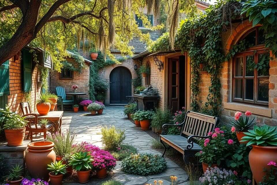 Rustikale Gartengestaltungsideen für zeitlosen Charme: Inspiration für Ihren Garten