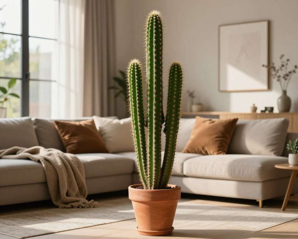 Säulenkaktus in Wohnumgebung