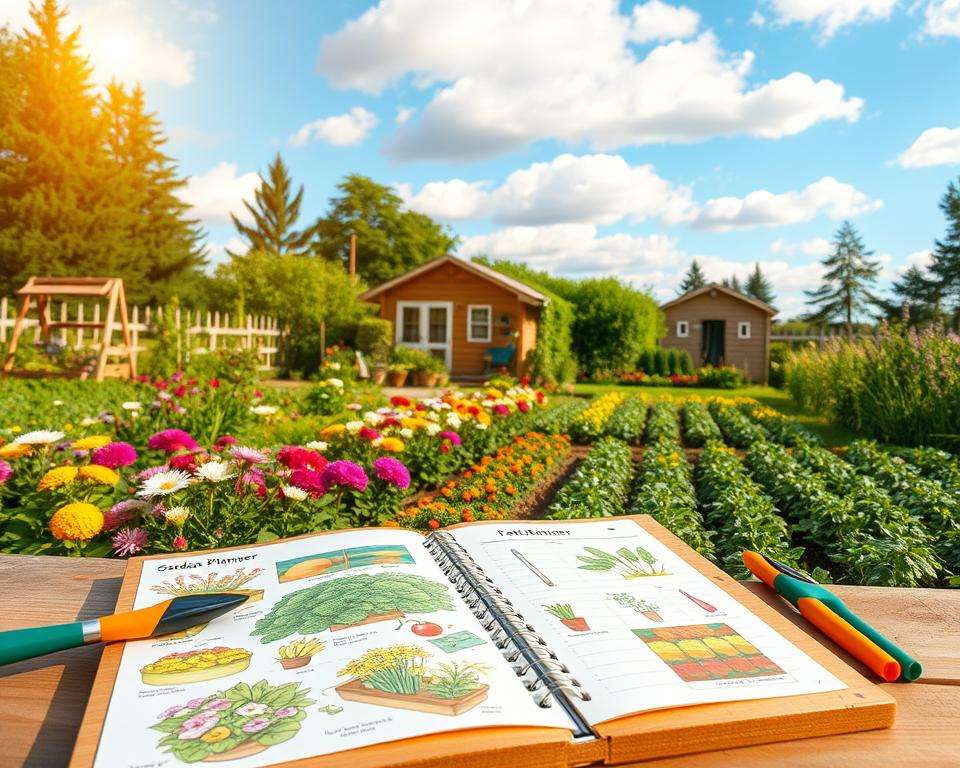 Saisonale Gartenplanung