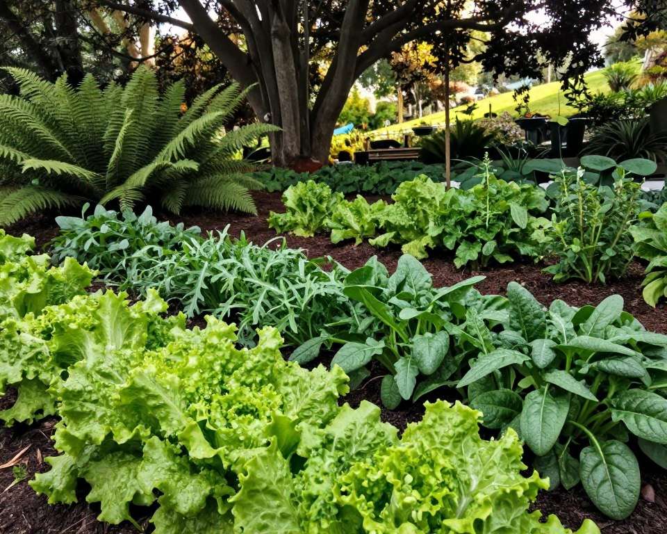 Salat im Schatten anbauen