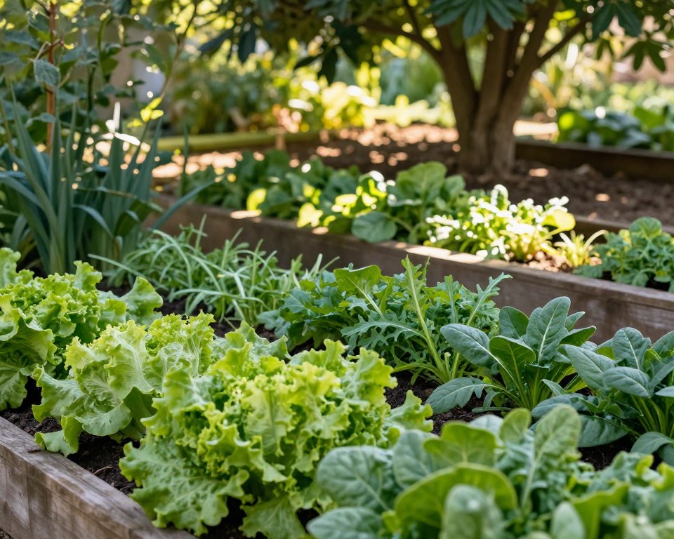 Salat im Schatten anbauen