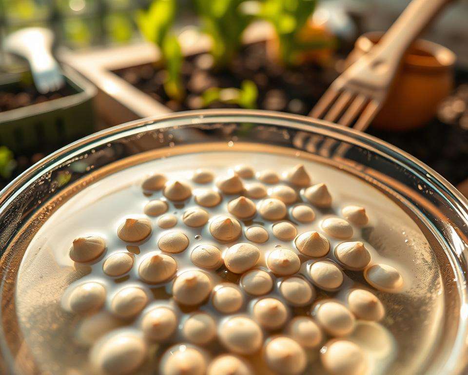 Samen einweichen Keimungsprozess Samen einweichen Keimungsprozess