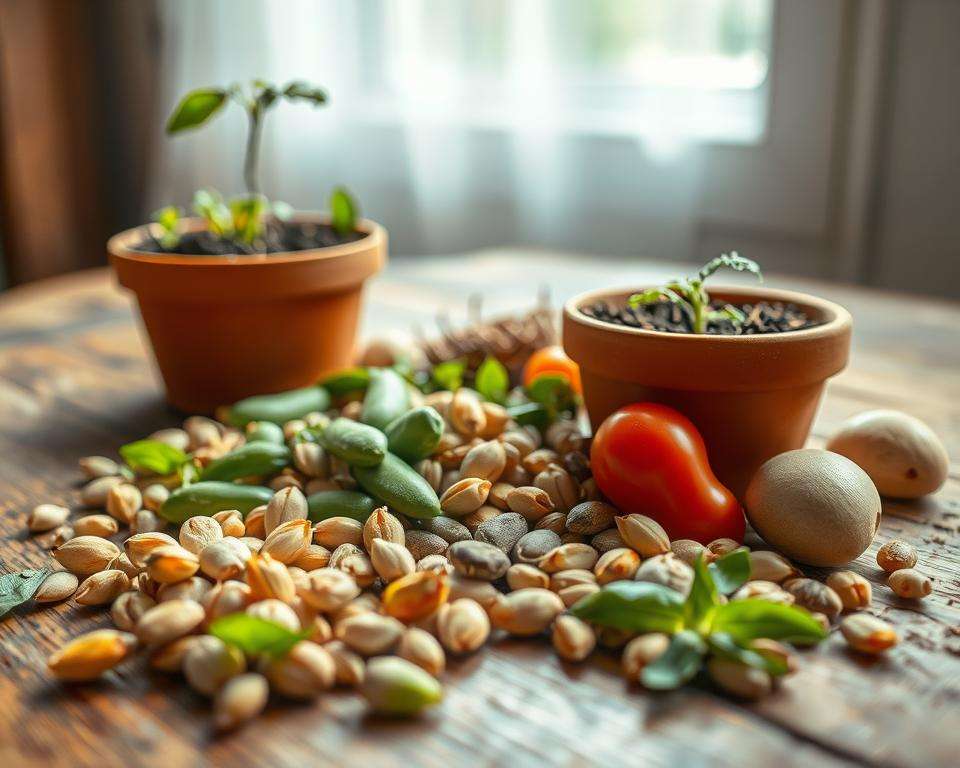 Samen zur Keimung auswählen Samen zur Keimung auswählen