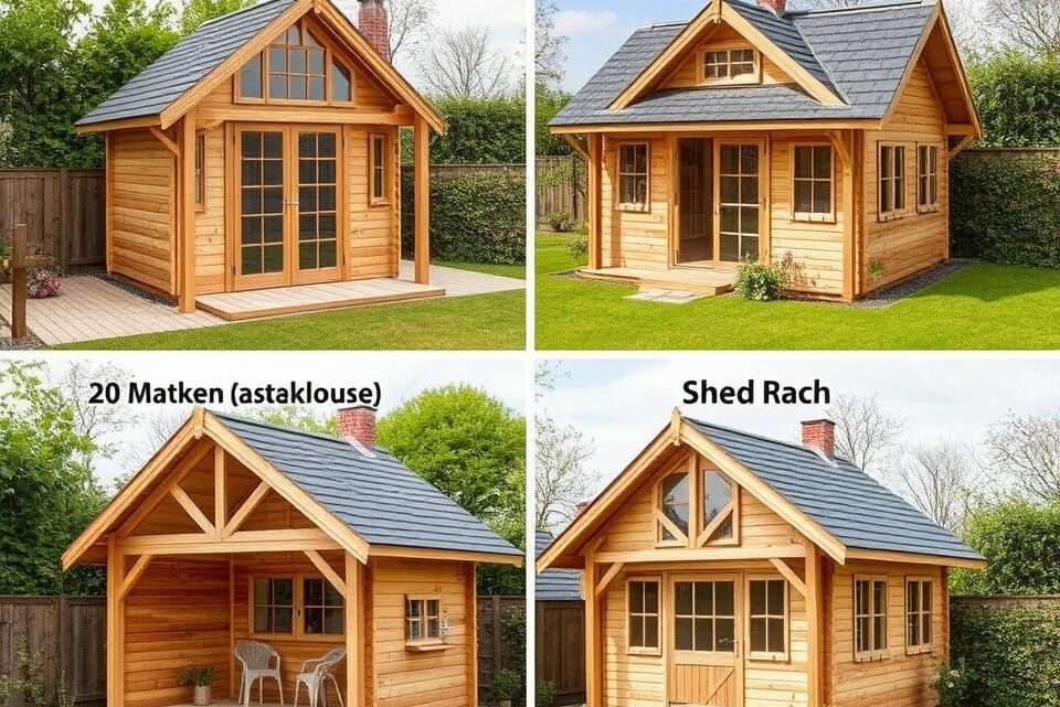 Satteldach oder Pultdach – welches Dach für das Holz-Gartenhaus ist das richtige für Sie? Ein Vergleich