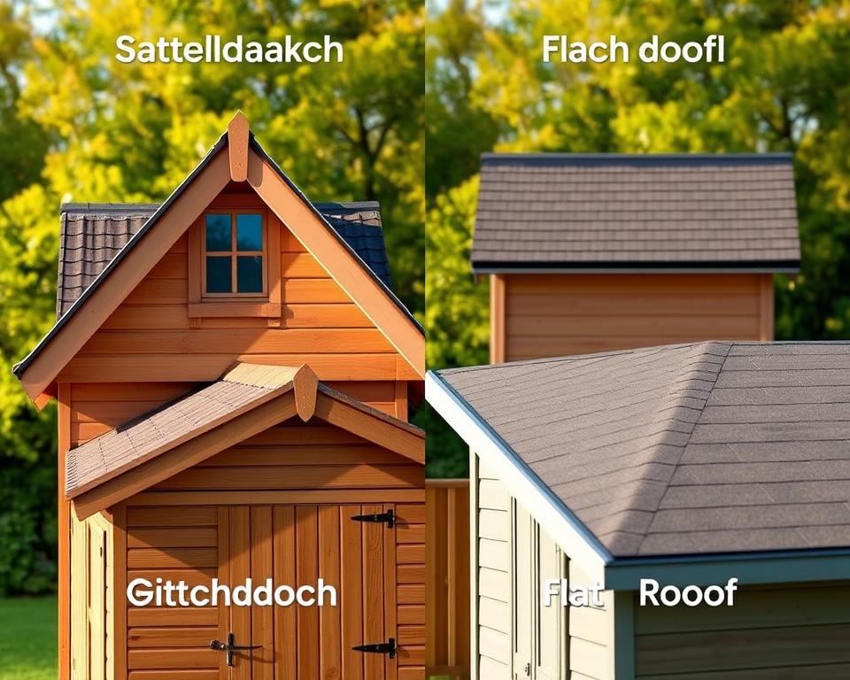 Satteldach vs. Flachdach