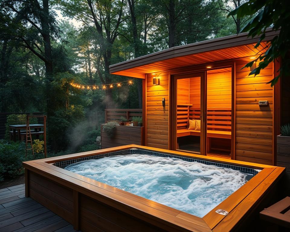 Sauna und Whirlpool kombinieren