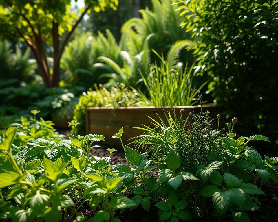 Schattentolerante Kräuter im Garten