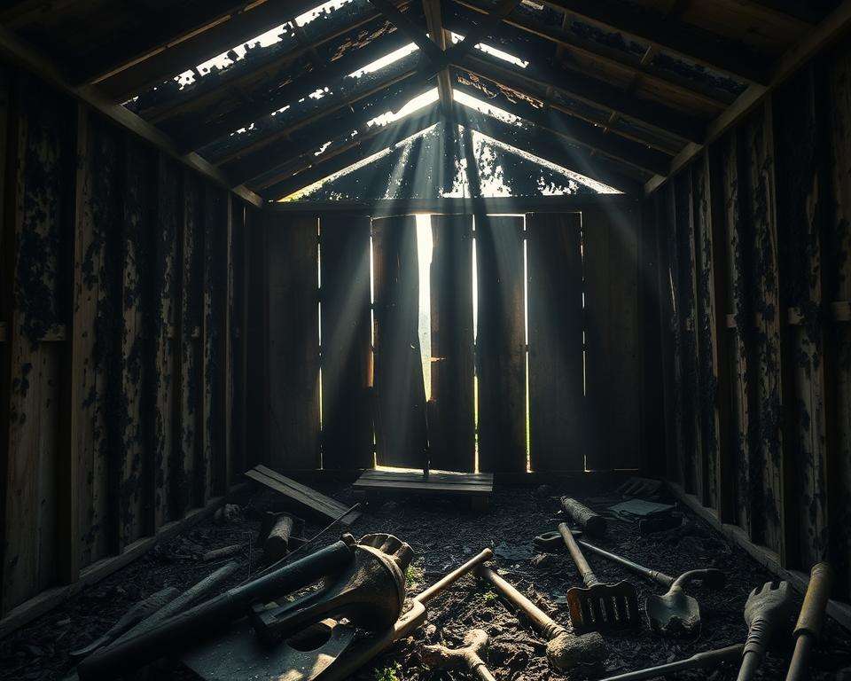 Schimmelbefall Gartenhaus Risiken