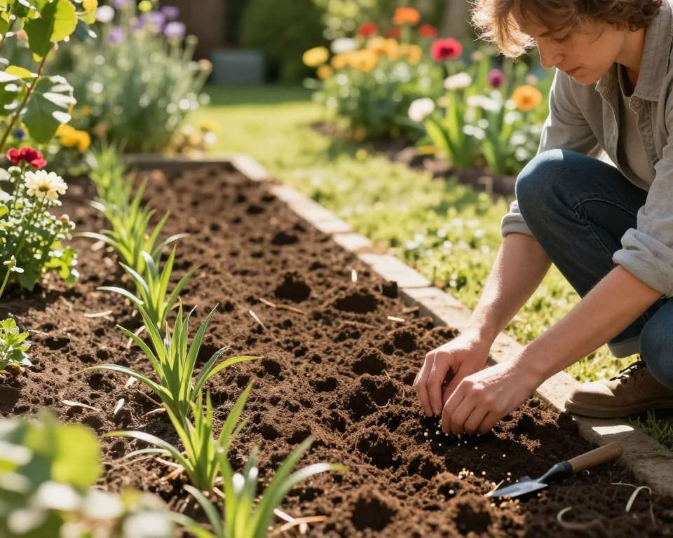 Schmales Gartenbeet anlegen Schritt-für-Schritt