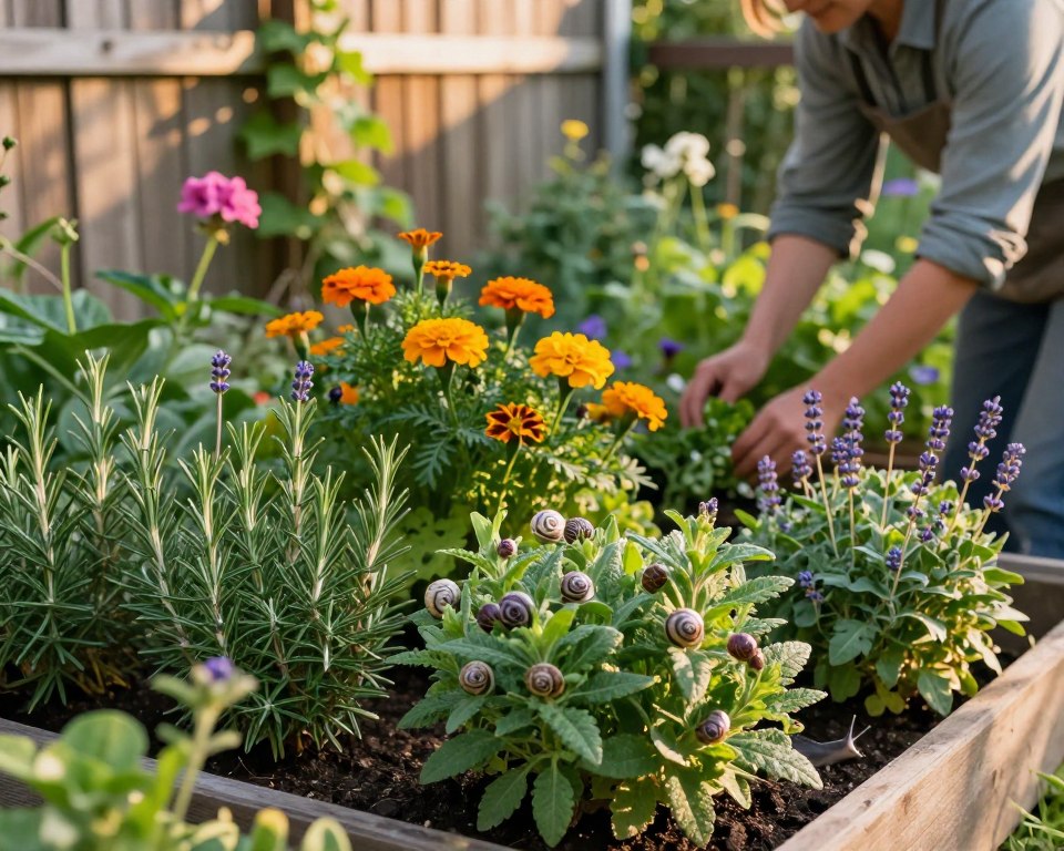 Schneckenresistente Pflanzenpflege