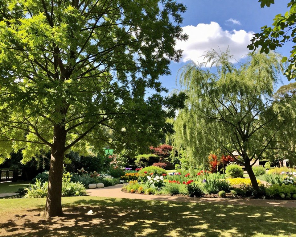 Schnellwachsende Bäume für Sonnenschutz Garten