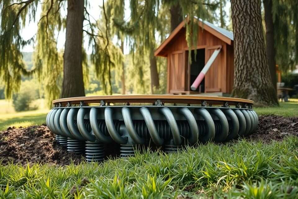 Schraubfundament Gartenhaus