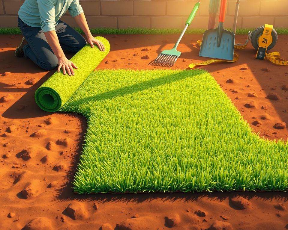 Schritt-für-Schritt Anleitung Rollrasen verlegen