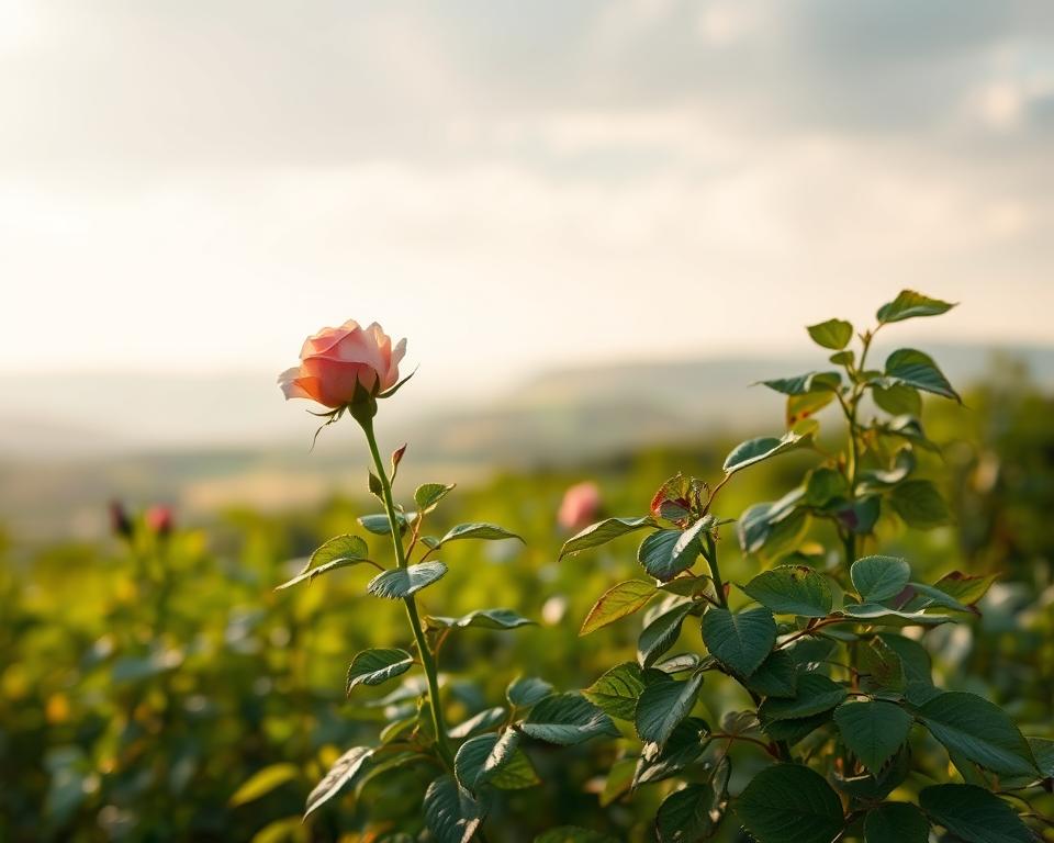 Schwarzfleckenkrankheit bei Rosen